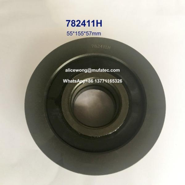 Rolamentos de carga pesada com flange de 55x155x57 mm para reparação e manutenção de mastros de garfos 782411H