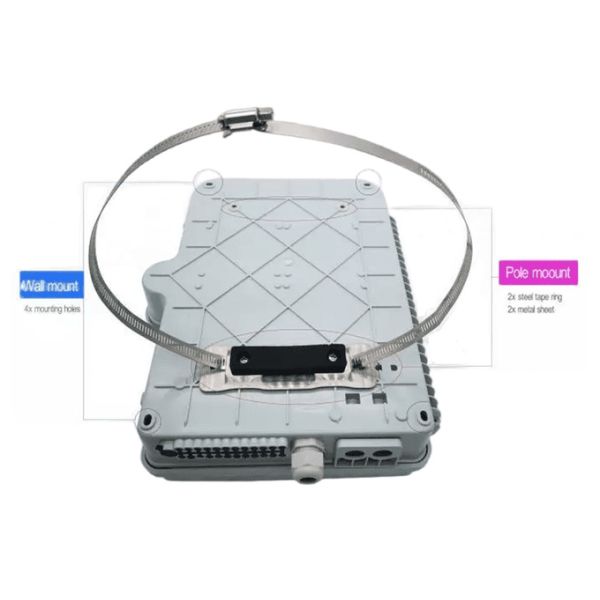 Simplex Fiber Optic Terminal Box OM3 / OM4 Fiber Splitter Distribution Box