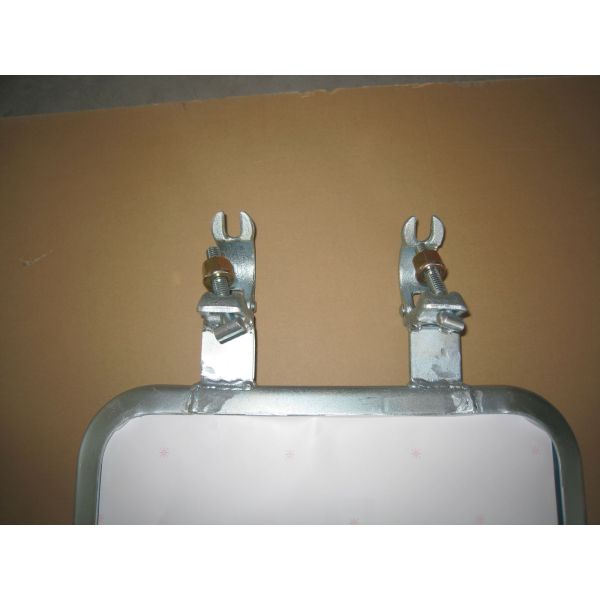 Zinc Plated Scaffolding Sign Board Frame / Safety Sign Board Snap Frames 36
