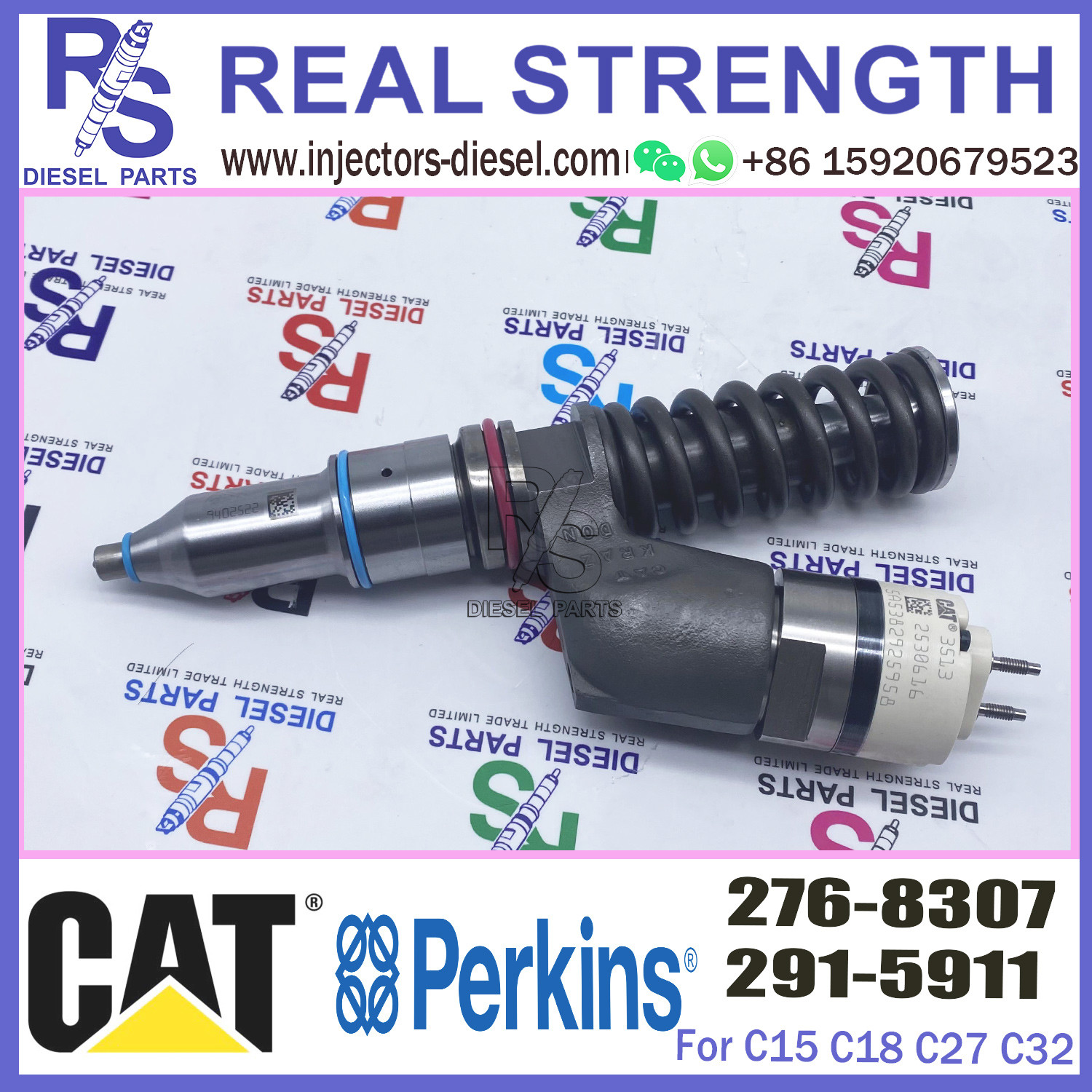 Сопло 276-8307 впрыски распылителя форсунки dieselpump 291-5911 инжектора топлива 276-8307 двигателя дизеля для commo гусеницы