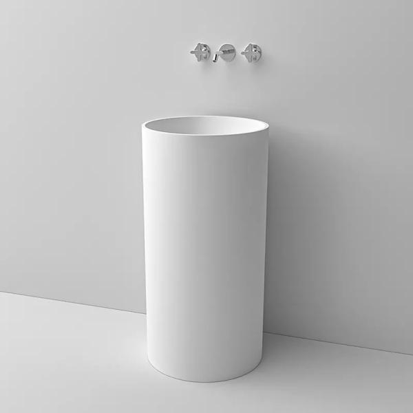 Multi Style Bathroom Wash Basin Integrated Pedestal Wash Basin