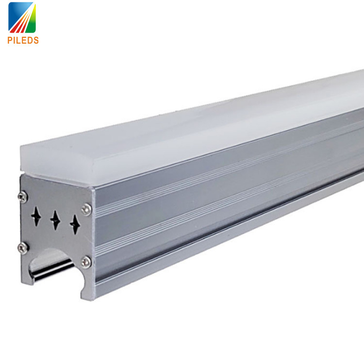 IP67 RGB T Линейные светодиодные пиксельные лампы труб DMX512 Светильники для наружного ландшафта Строительство Сцена Танцевальный пол Фасадный свет