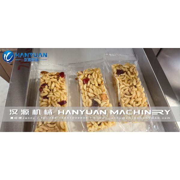 Equipo de embalaje horizontal de barras de cereales