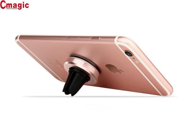 Universal Mobile Phone Stand Holder 360° Rotation Car Air Vent Strong Magnetic Round Disc