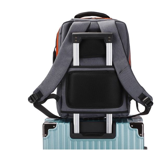 Portable Design Men's Business Backpack with USB Charging and OEM Support