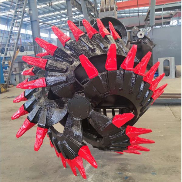 Spiral Suction Head Cutter Suction Dredger 2000KG Capacity with Hydraulic System