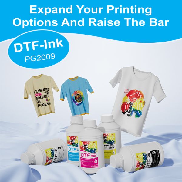 FCOLOR Manufacturer 500ML High Quality Heat Transfer White Tinta DTF for Epson XP600 I3200 4720 L1800 L8050 Dtf Printer Ink