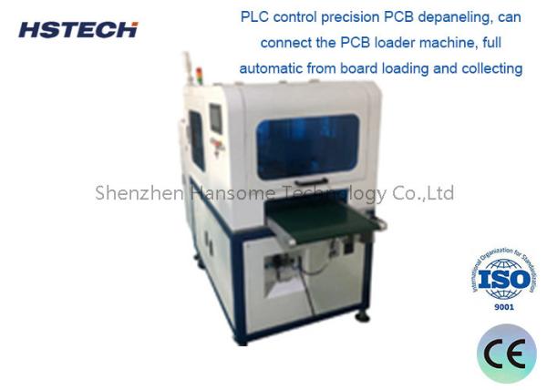 Full Automatic PCB Depaneling Equipment with Automatic Linear Circular Blade Separating