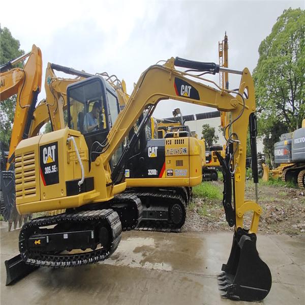 2019 Original paint used 5.5ton mini excavator cat305.5e2 with high quality hot sale