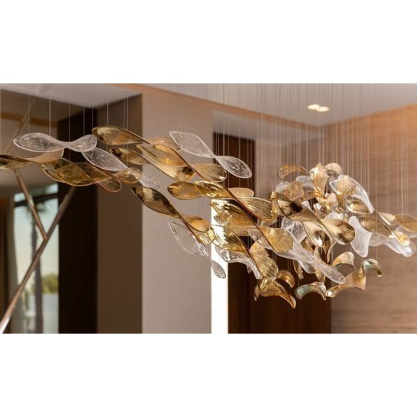 DALI Dimming Pendants Elegant Acrylic Design Ceiling Lighting For Modern Hotel