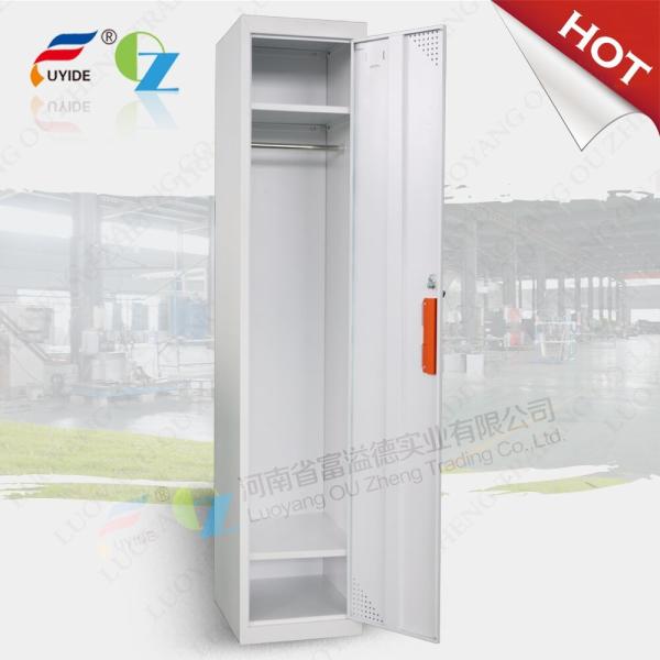 single row one door steel locker FYD-G001,H1850XW380XD450mm,white color