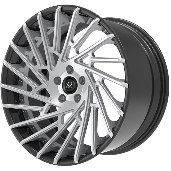 2-piece forged wheels Brush Custom 21 Inch Rims 5x112 For Audi R8 V10 Spyde Forged Alloy Rims