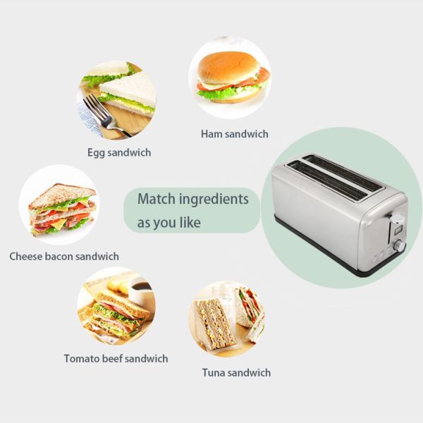 Популярный цифровой тостер из нержавеющей стали