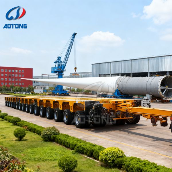 Heavy-duty Customizable 3-Axis 60-120 Tons Foldable Construction Machinery Transportation Low-bed Trailer Trailer Truck