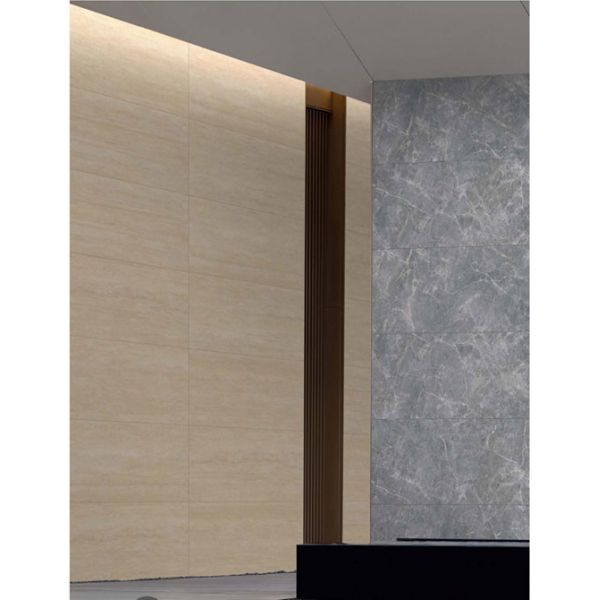 Light Yellow Travertine Matte Antique Outdoor Tile 60x120cm