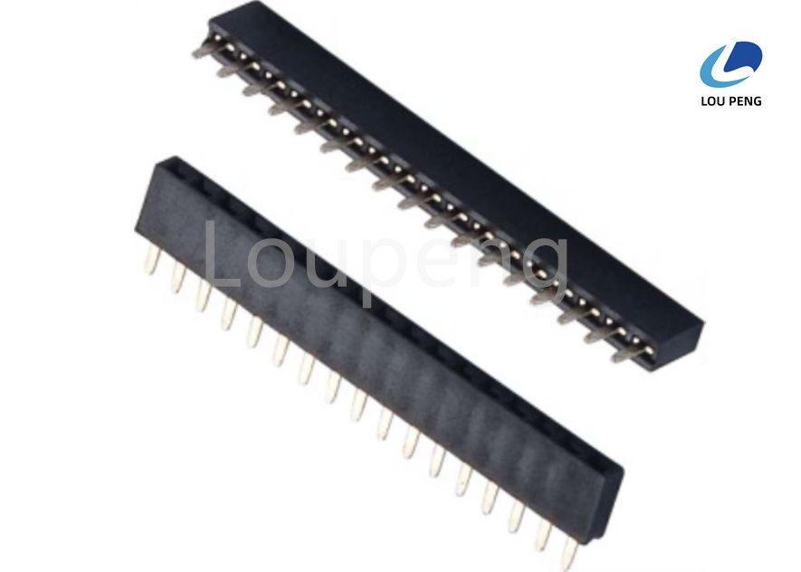 Usually Versatility Female Pin Header Connector Through Hole SMT Mounting Type Suitable For Automated Assembly Processes