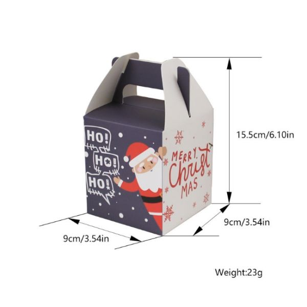 Подарочная коробка 23g Яблока упаковки еды Рожденственской ночи Biodegradable бумажная