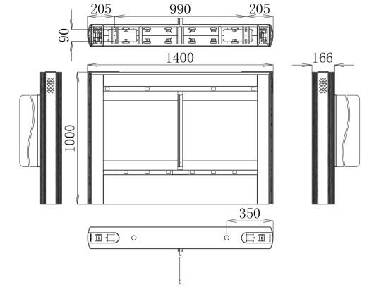 Контроль доступа поворотники качающийся барьерный ворота с RFID-читателем для спортзала