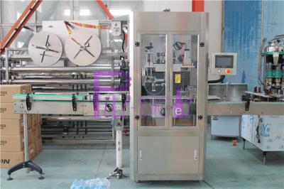 Máquina de etiquetas instalada quatro lâminas de condução dobro da garrafa com motorista de Panasonic