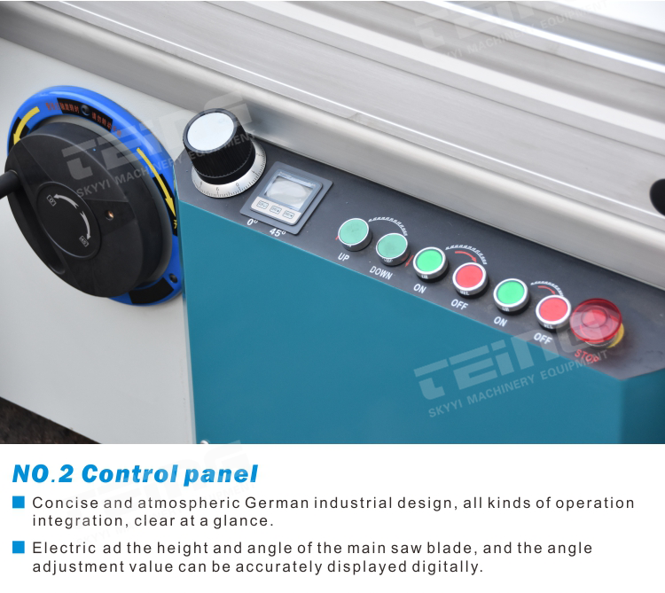 Multilayer Structure Woodworking Precision Table Saw for 3200mm Max. Length Workpieces