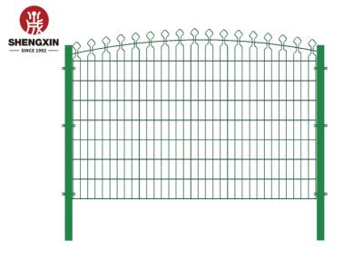 2D Panel Double Wire Welded Fence 656 868 Twin Wire Mesh Fencing 2.5m