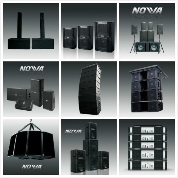 High SPL Plywood Loudspeaker Line Array Sound System