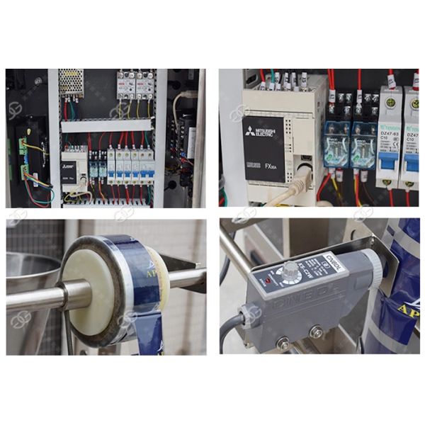 Digital Control Granule Packing Machine For Bulk Bean And Grain , Semi Automatic