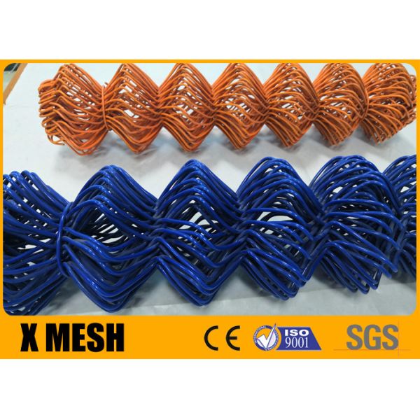Blue Vinyl  11 Gauge Chain Link Fence ASTM F668 PVC Coated