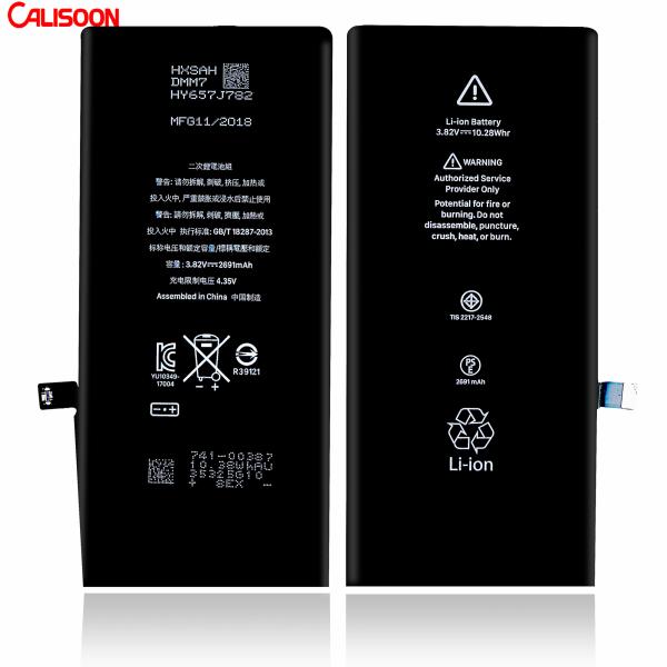 Bateria recarregável para celular 3.82V Para iPhone 6 6s 7 8 Plus X Xr Xs 11 12 Pro