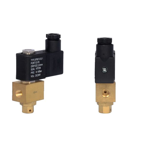 flow adjustable solenoid valve for fuel diesel oil  1 / 8 inch bspp