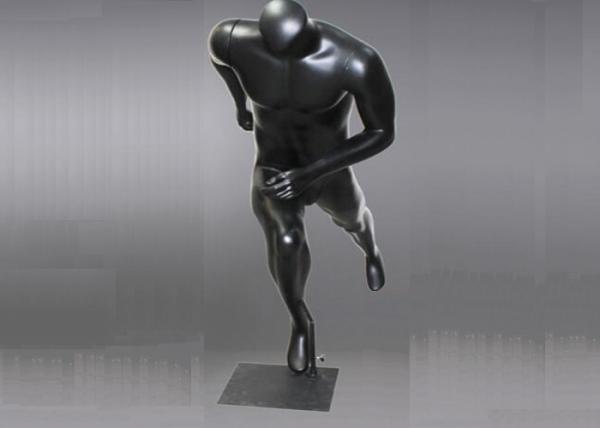 Black Male / Female Sport Shop Display Mannequin For Gym Suits Display
