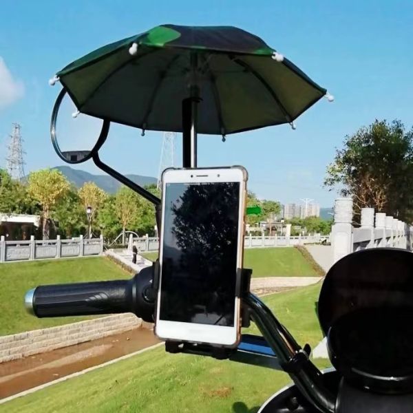 Customized Logo Car Mobile Phone Sunscreen Umbrella with Open Diameter Less Than 90cm