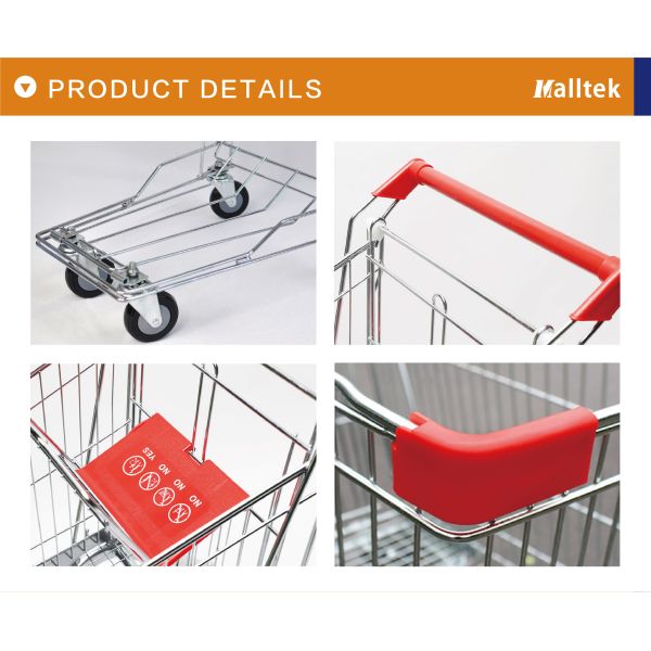 240L Supermarket Trolley Heavy Duty Customized