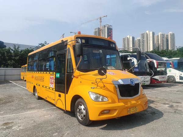 ShenLong Used School Buses 36 Seats LHD Steering Position Diesel Fuel Type