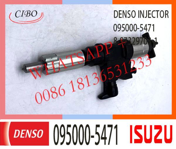 Injetor comum do trilho do bom preço 095000-5470 095000-5471 9709500-547 para a máquina escavadora 4HK1 8973297032 8-97329703-0 de Isuzu/JCB