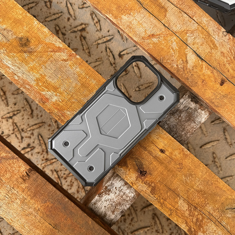 Pure Color New Adventure Series Anti-Shock Hard Style Mobile Phone Case for IPhone11 12 13 14 15 Pro Max Plus Street Fashion