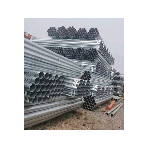 Round Square Galvanized Iron Gi Pipe Silver Carbon Q235B Steel ODM