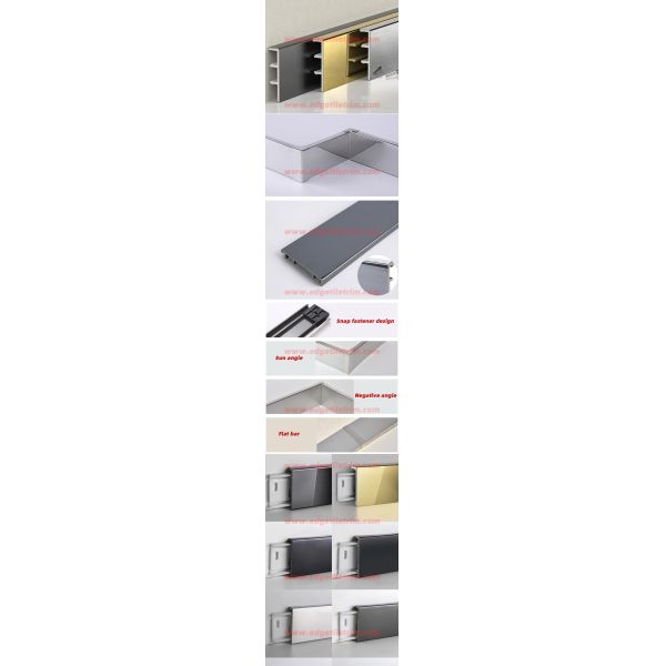 Wall Square Skirting Board Profiles Steel Skirting Board Covers