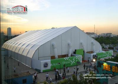 40m Width Portable Aluminum Waterproof  Exhibition TFS Polygon Tent Structures With Air Conditioner
