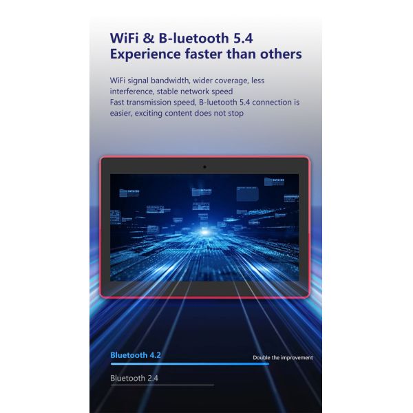 13.3Inch Wall Mounted Conference Room Tablet NFC/RFID POE Commercial Android Tablet Surrounding Led Light