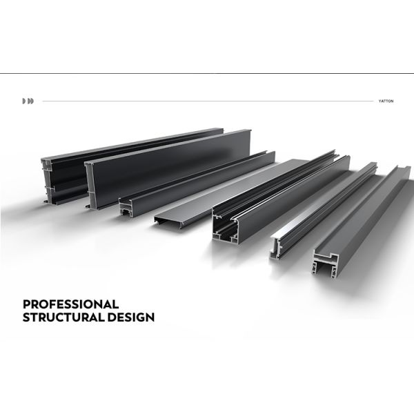 Modern Aluminum Alloy Thermal Break Anti-theft Thermal Insulation Folding Door Window Making Materials Double-layer Tempered
