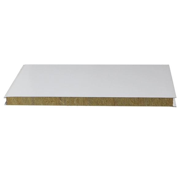 Moderno Design de aço EPS PU PIR XPS Material de núcleo de lã de rocha Painel de parede para armazéns