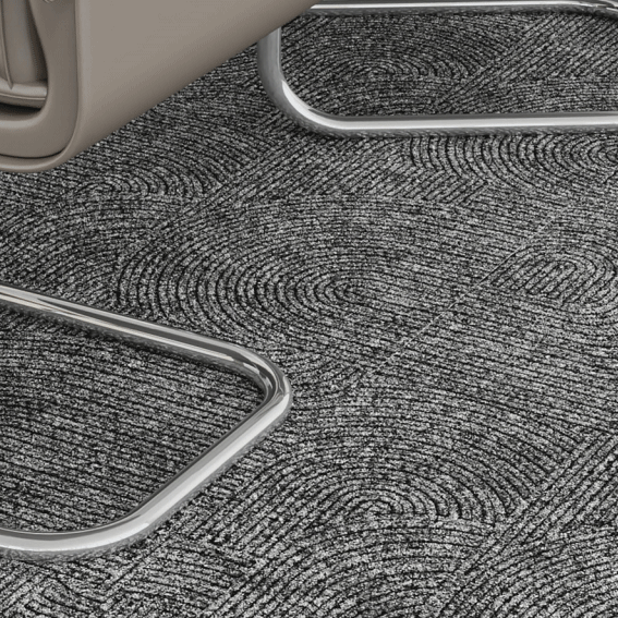 6mm Thickness Nylon 66 Printed Pattern Commercial Carpet Tiles with PVC Fiberglass Backing