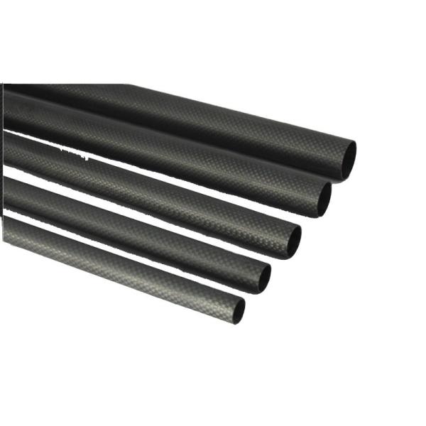 Production Leadtime 35-45 Days 40mm OD Round Carbon Tube 3.5m Matte Carbon Fiber Tube