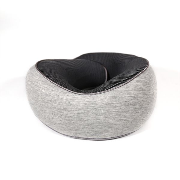 500TC U-Shape Memory Foam Neck Support Pillow with Pocket and 100% Cotton Pillowcase