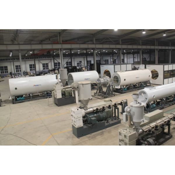 440кВт HDPE Jacket Extrusion Line для пенообразования преизолированных труб PU