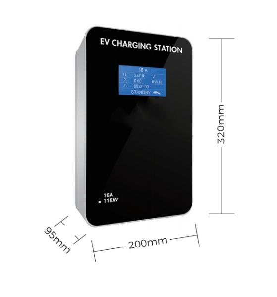 Highfly 16A 11KW Wall Mounted AC EV Charging Station Wallbox Cable Type 2 Fast EV Car Charger for Electric Vehicle