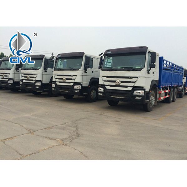 SINOTRUK HOWO Fence Cargo Commercial Vehicles Truck Chassis LHD 6X4 371HP