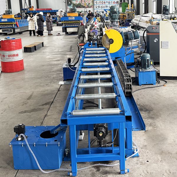 High Speed Non-Stop Cutting Steel Profile 20x20-40x40mm Laser Welding Pipe Making Roll Forming Machine