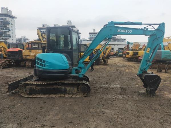                  Origin Japan Mini Digger Kobelco Sk55sr with Low Hours, Used Kobelco MIDI Track Excavator Sk55 Sk60 Sk70 Sk75 on Promotion.             
